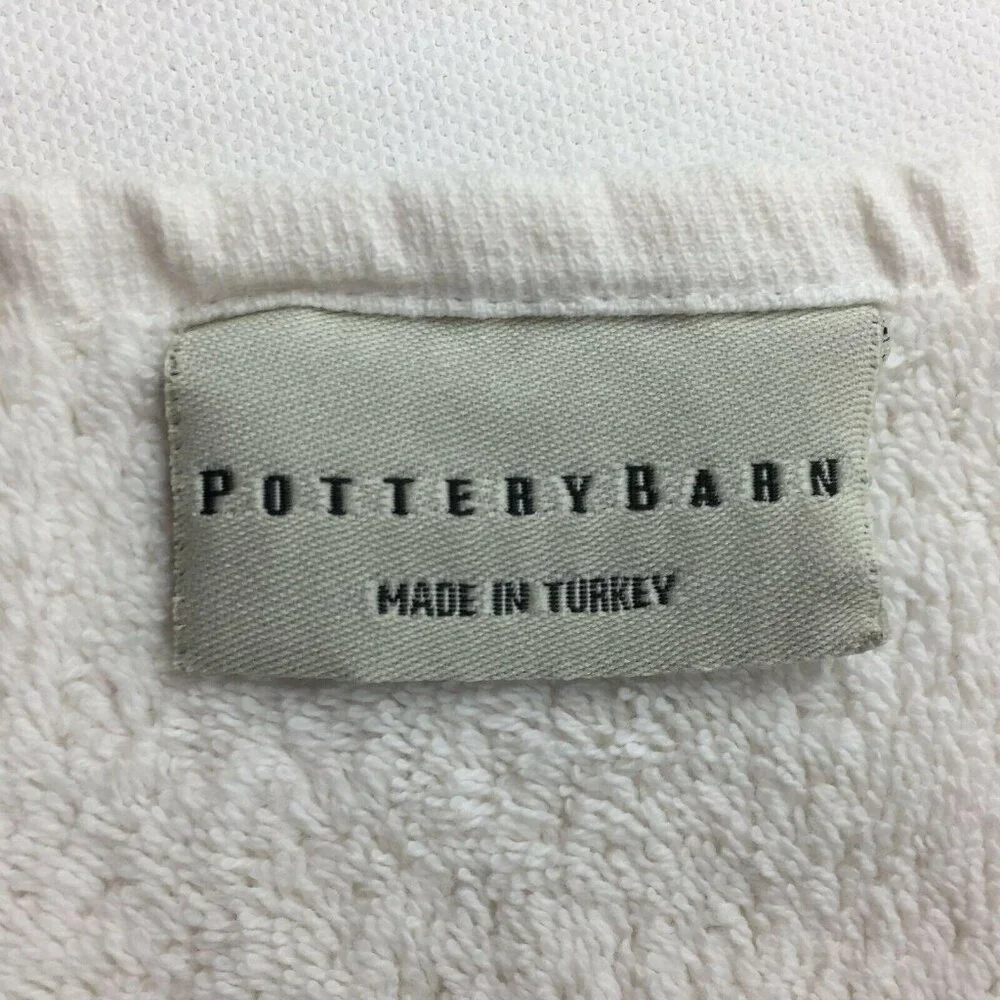 Pottery Barn Puravida Bathroom Cotton Hand Towel Bath Mat Set Pura Vida